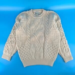 Bunratty wool cable knit sweater